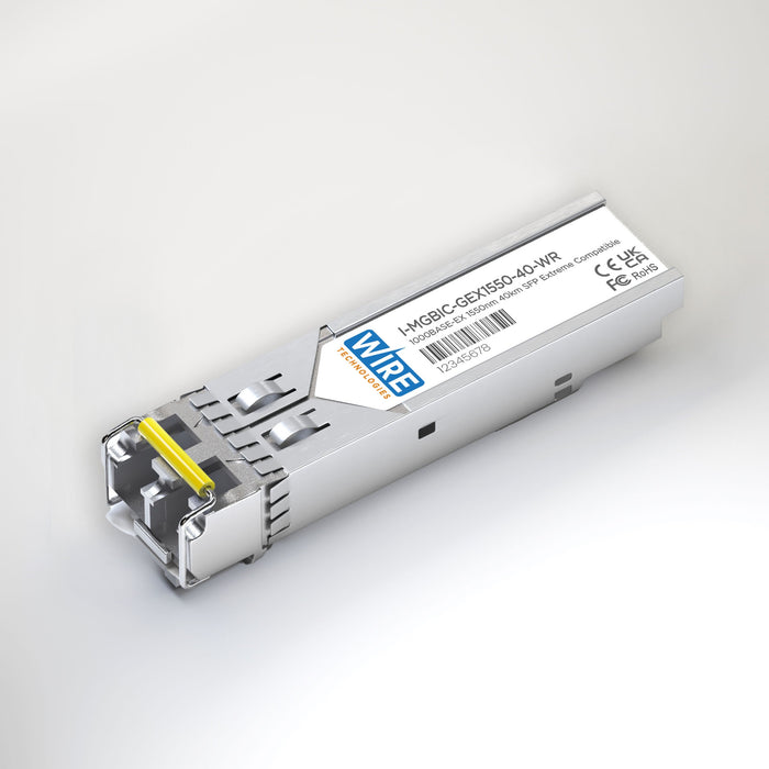 Extreme Compatible<br> 1000BASE-EX SFP (SMF, 1550nm, 40km, LC)