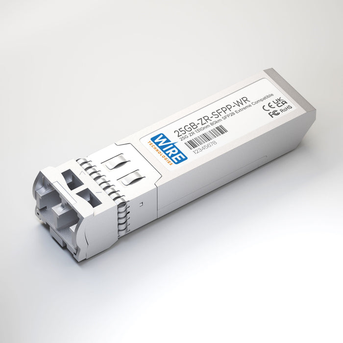 Extreme Compatible<br> 25GBASE-ZR SFP28 (SMF, 1310nm, 80km, LC)