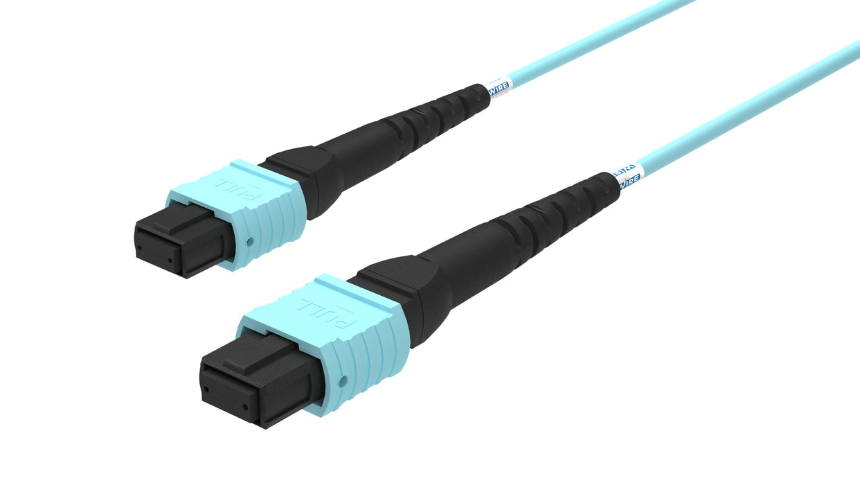 30m OM4 MPO Female to MPO Female LSZH Type B  Trunk Cable