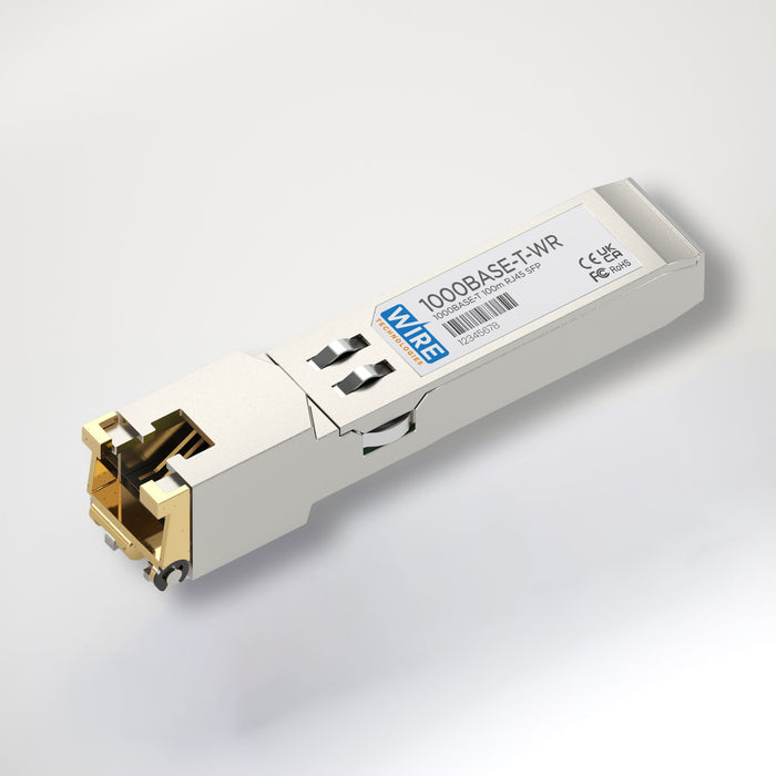 Brocade Compatible<br> 1000BASE-T SFP (Copper, 100m, RJ45)