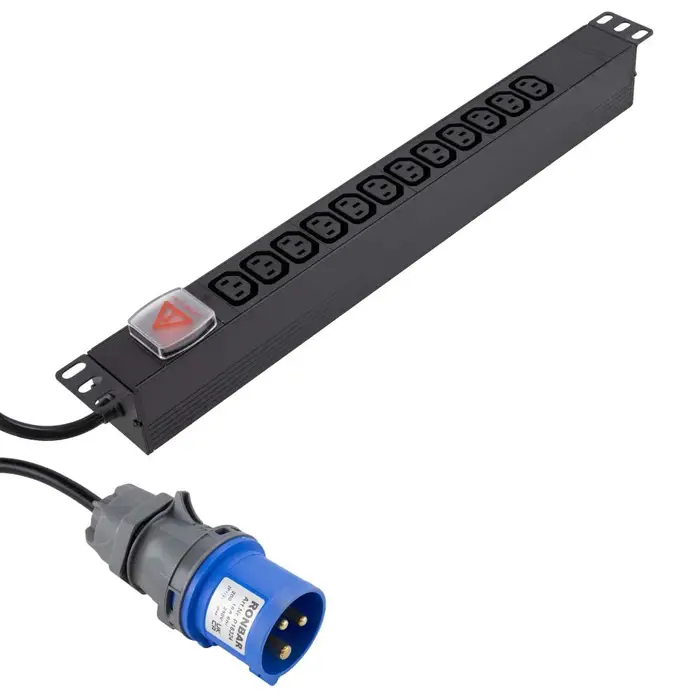 Wire Technologies PDU<br>3m, 1U, 16A-C to C13 x 12