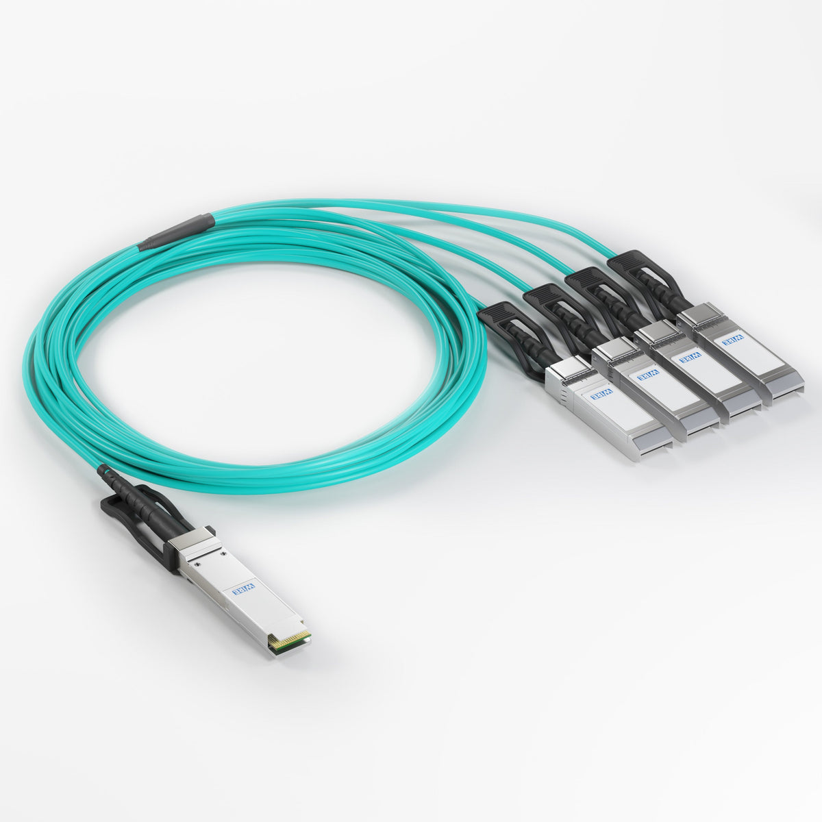 Juniper Compatible AOC 10m(40Gto4x10G QSFP+to4xSFP+) — Wire Technologies