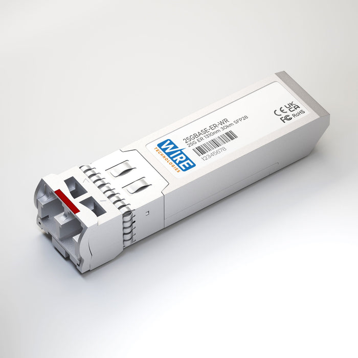 F5 Networks  Compatible<br> 25GBASE-ER SFP28 (SMF, 1310nm, 40km, LC)