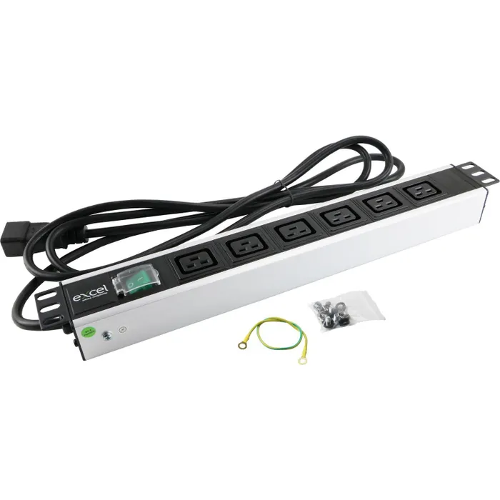 Wire Technologies PDU<br>3m, 1U, C20 to C19 x 6